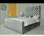Enigma Divan Ottoman Crushed Velvet Bedframe