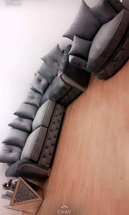 Luxury Essex range plush velvet corner sofa