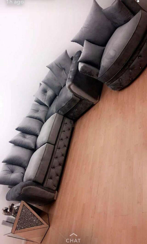 Luxury Essex range plush velvet corner sofa