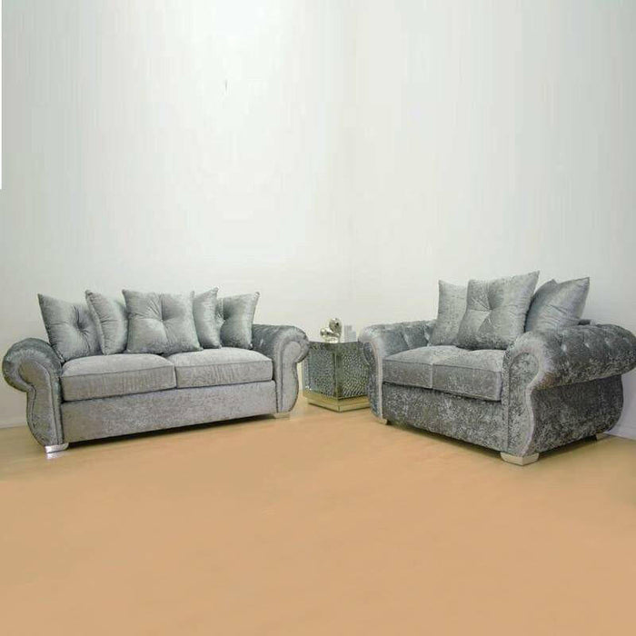 Rino 3+2 sofa range in plush velvet