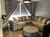 Ashton premium plush velvet corner sofa range