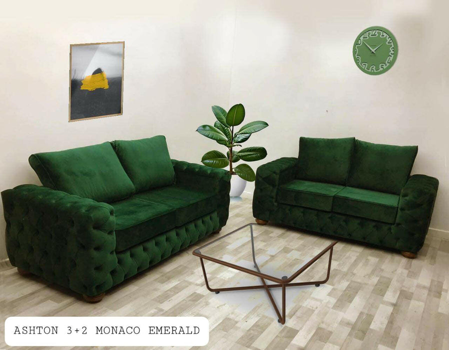 Ashton premium plush velvet 3+2 sofa range