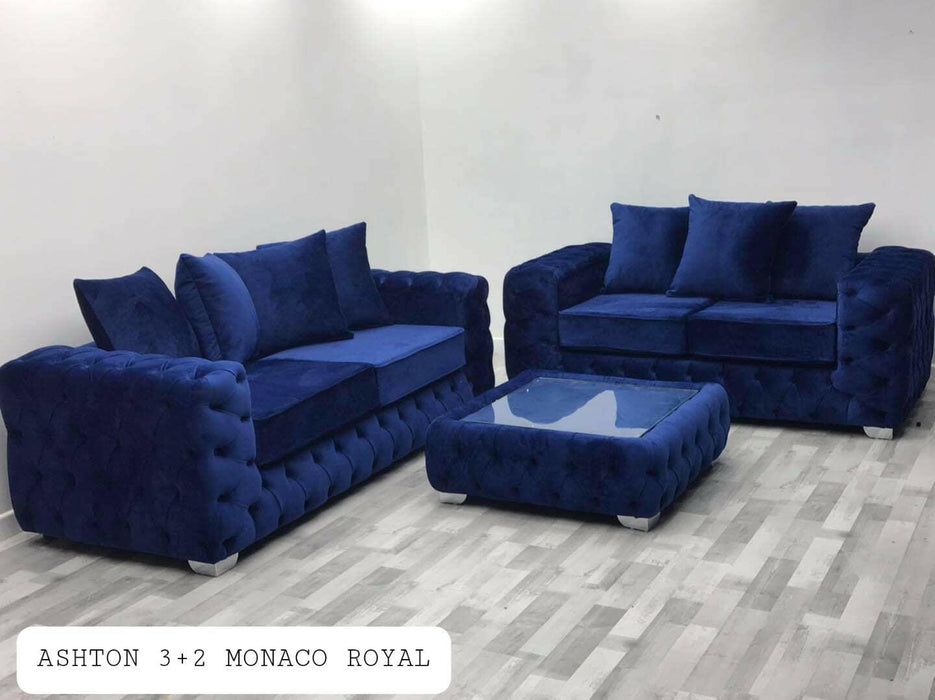 Ashton premium plush velvet 3+2 sofa range