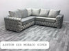 Ashton premium plush velvet corner sofa range
