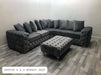 Ashton premium plush velvet corner sofa range