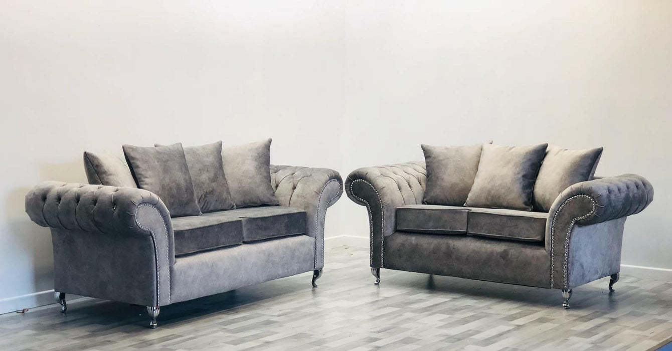 Balmein exclusive plush velvet 3+2 sofa range