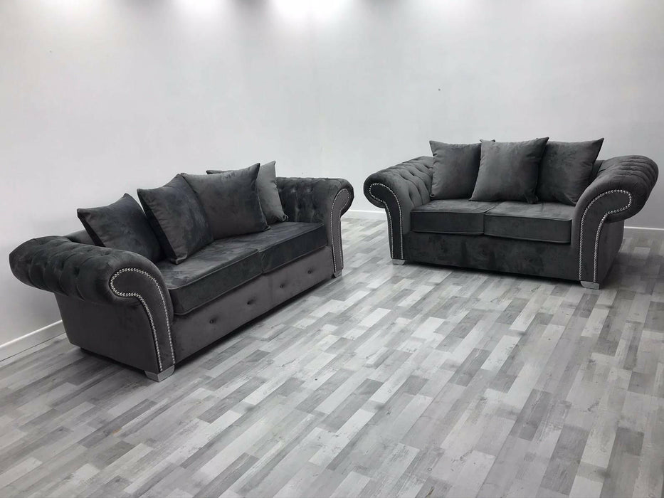 Chelsea French velvet corner sofa range