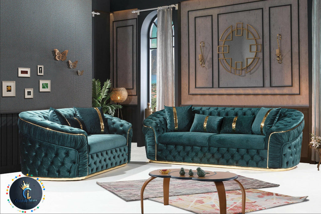 Ambassador 3+2 sofa range plush velvet