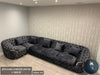 Bvlgari Corner Sofa Range Plush Velvet - Choose Combination