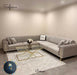 Genova corner sofa range in plush velvet