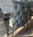 Sofia Black & Gold Marble Table + Victoria Dining Chairs