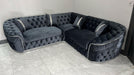 Ambassador corner sofa range plush velvet - choose combination