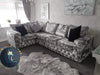 Ashton Corner Lustro Crushed Velvet Sofa Range