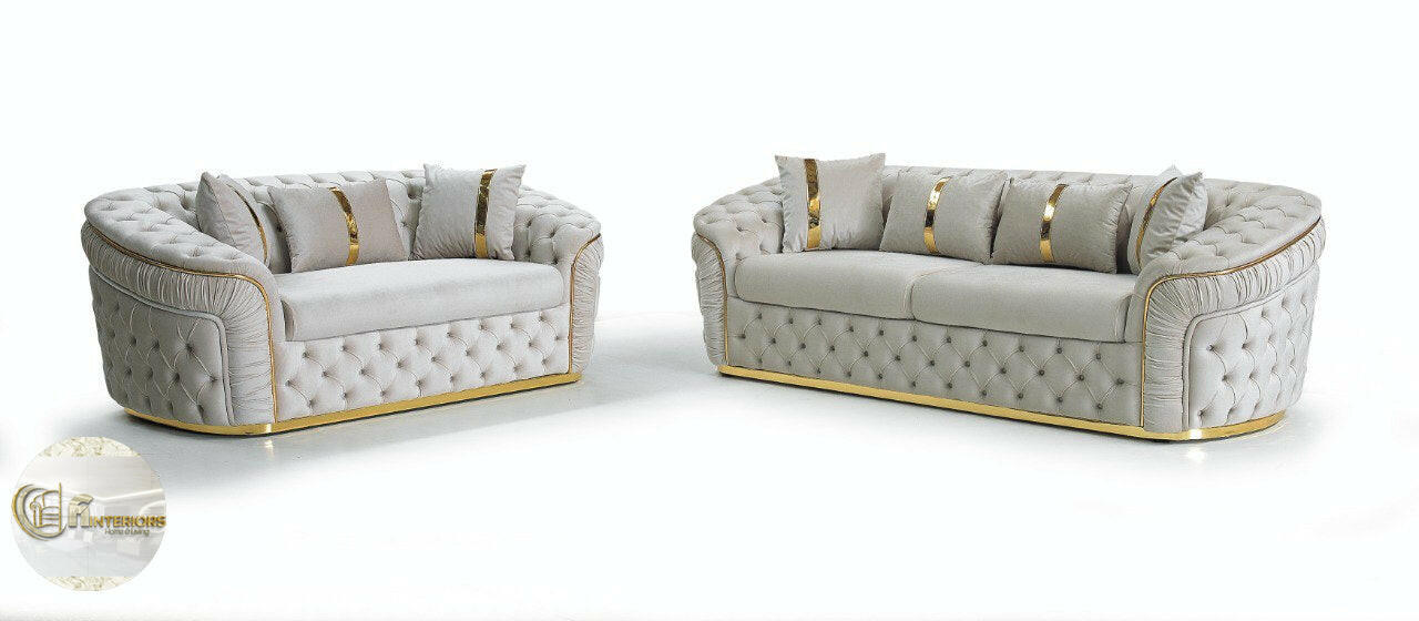 Chrometrimsofa goldtrimsofa velvetsofa dubaisofacollection plushvelvetsofas luxurysofa uniquesofas furniture sofas sofa cornersofa 3+2sofa homedecor design interiordesign livingroom home furnituredesigns love bespoke bespokesofas