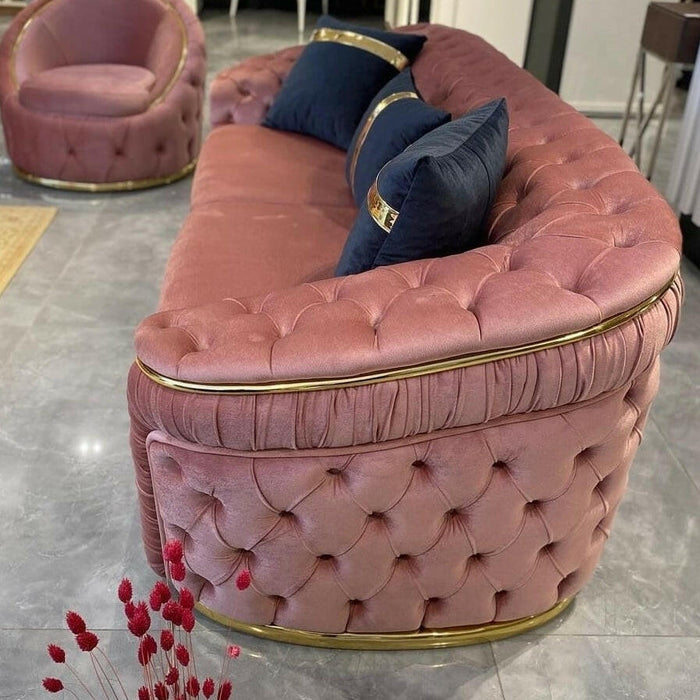 Ambassador 3+2 sofa range plush velvet