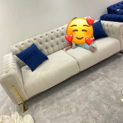 Scarlet 3 Seater Sofa Plush Velvet