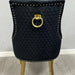 Majestic Velvet Dining Chair Gold Circle Knocker