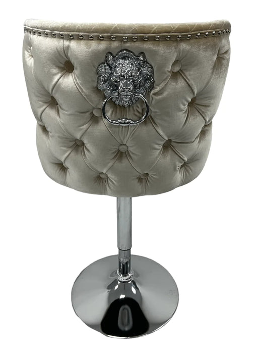 Lewis Brushed Velvet Bar stool