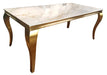 Lewis Gold Ceramic 1.5m Dining Table