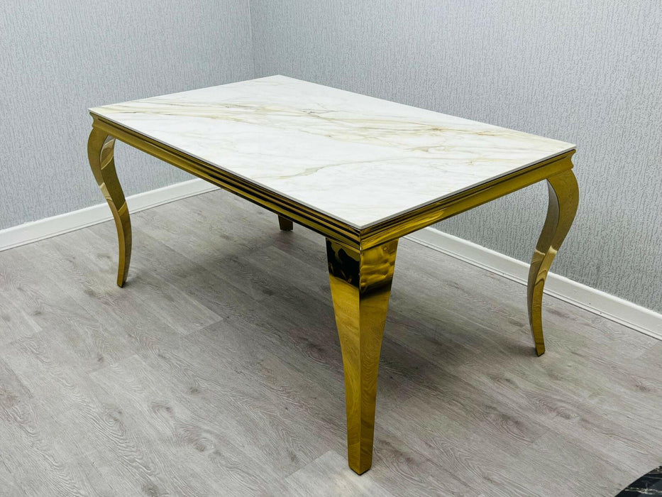Sofia Dining Table - Black Or Cream 4 Sizes
