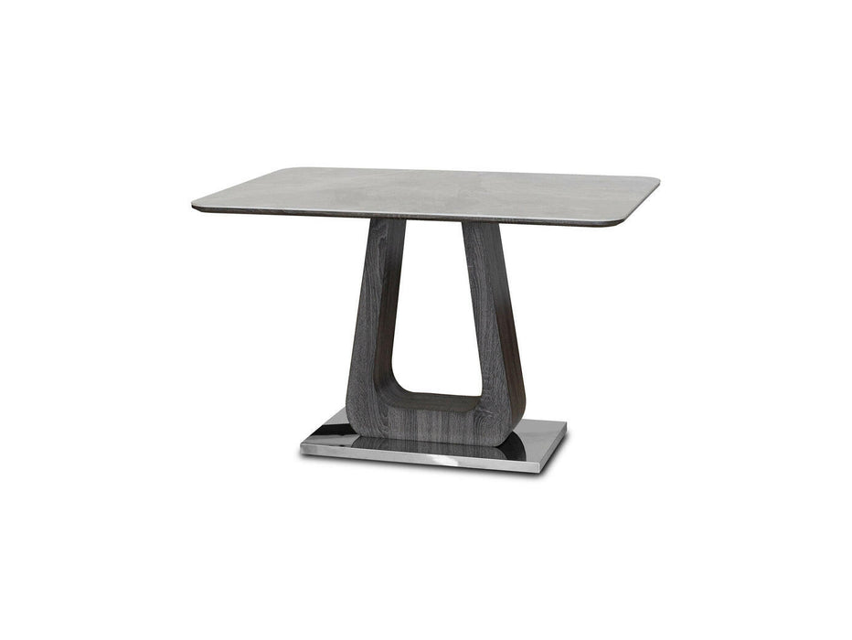 Zermatt Extendable Dining Table(160 – 200) (Grey Ceramic) with 6 Zermatt Chairs