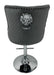 Mayfair Brushed Velvet Bar stool Lion Knocker