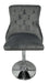 Mayfair Brushed Velvet Bar stool Lion Knocker