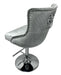 Mayfair Brushed Velvet Bar stool Lion Knocker