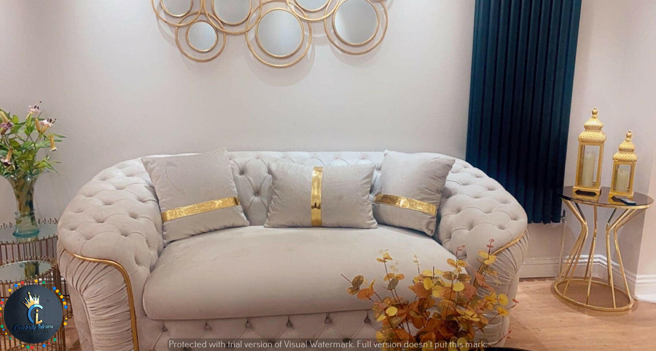 Ambassador 3+2 sofa range plush velvet