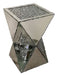 Crushed diamond column/lamp table Twist