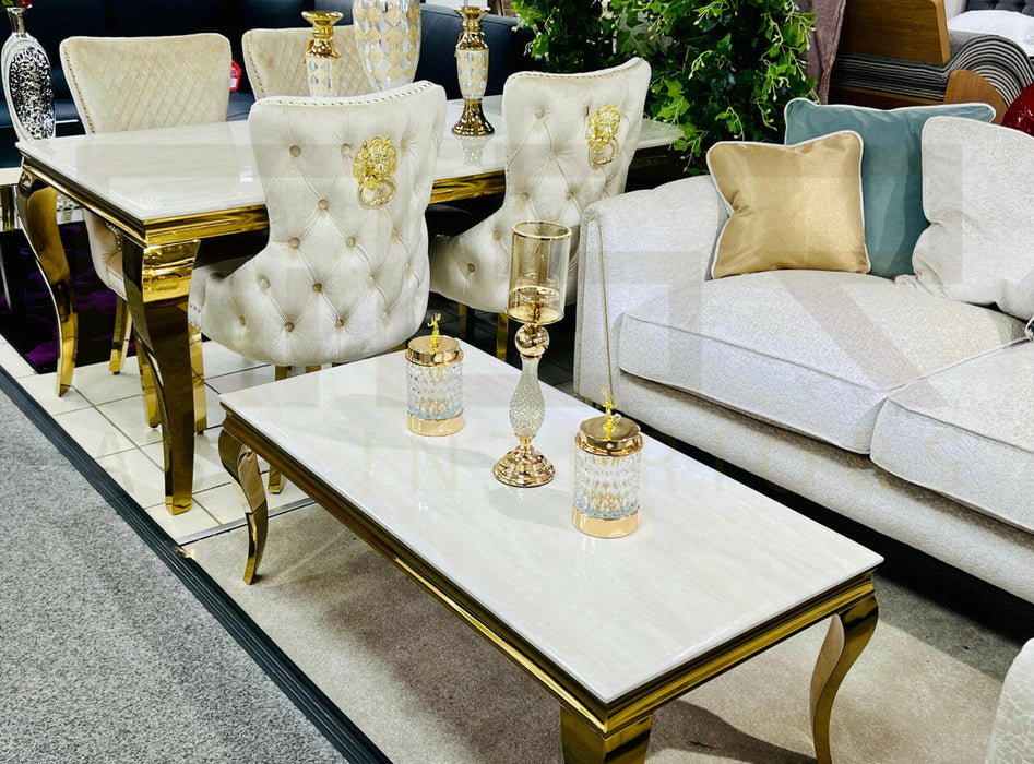 Victoria Gold Detailing Knocker back Dining Chair
