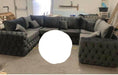 ASHTON FRENCH VELVET U SHAPE CORNER SOFA RANGE