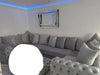 ASHTON FRENCH VELVET U SHAPE CORNER SOFA RANGE