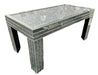 Crushed diamond mirrored coffee table