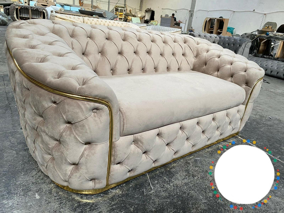 Khalifah Sofa 3+2 Range Plush Velvet - Choose Combination