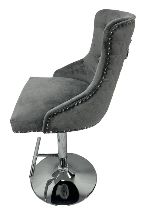 Milan Brushed Velvet Bar stool