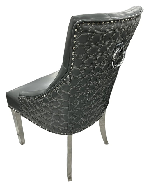 puleatherdiningchair puleatherchairs Velvetdiningchair chromeleggeddiningchair chromelegsdiningchair diningchair ringknockerdiningchair silvervelvetdiningchair greyvelvetdiningchair creamvelvetdiningchair blackvelvetdiningchair dining diningroom chair checkeredbackdiningchair