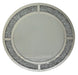 Crushed Diamond Round Wall Mirror 90cm