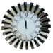 Starburst mirrored clock