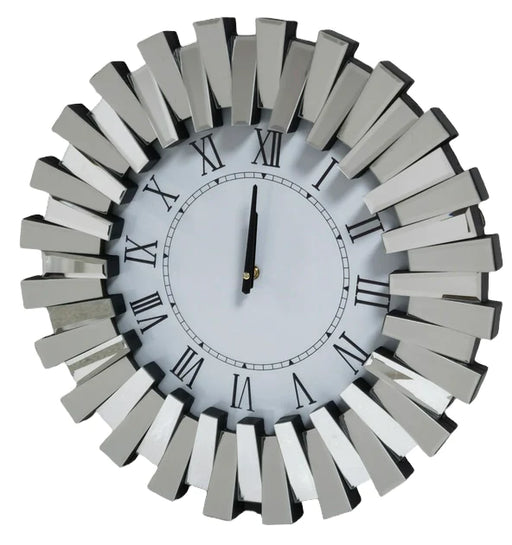 Starburst mirrored clock