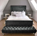 Onyx Crushed Velvet Bedframe