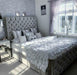 Florida Chesterfield Crushed Velvet Bedframe