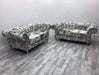 Chelsea 3+2 lustro crushed velvet sofa range