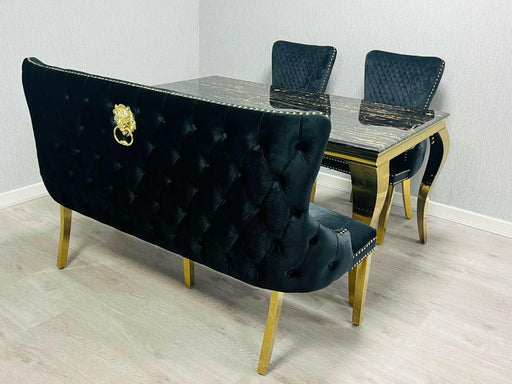 Velvetbench upholsteredbench velvetupholsteredbench creamdiningbench blackvelvetdiningbench Velvetdiningchair goldlegsdiningchair diningchair lionknockerdiningchair creamvelvetdiningchair blackvelvetdiningchair dining diningroom chair 