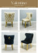 Valentino Gold Detailing Knocker back Dining Chairs