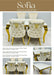 Victoria Gold Detailing Knocker back Dining Chair