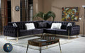 scarlet corner sofa range in plush velvet
