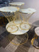CLEMONT NEST OF TABLES 3+1 - CREAM AND GOLD