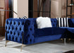 Hermes corner sofa plush velvet