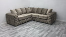 Ashton premium plush velvet corner sofa range